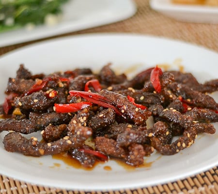 Crispy Beef with Honey and Pepper