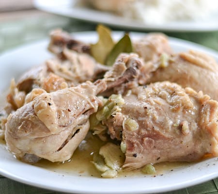 White Chicken Adobo