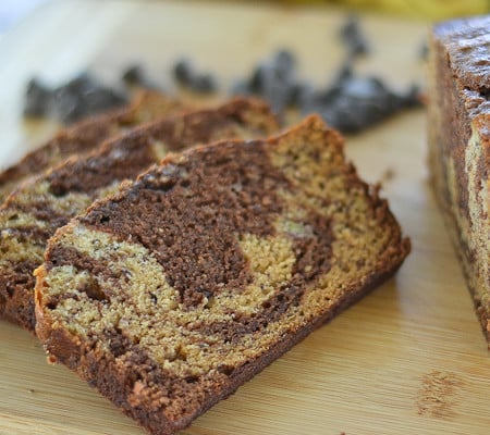 Chocolate Marbled Banana Bread