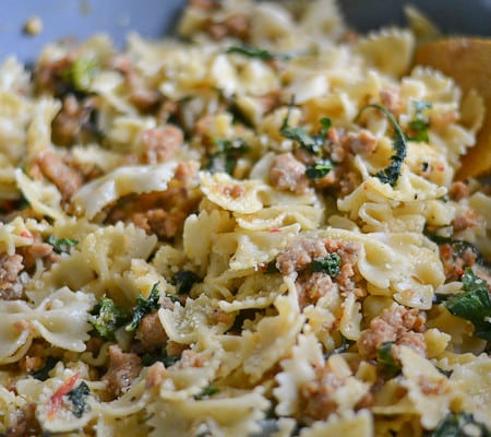 Italian Sausage and Kale Pasta