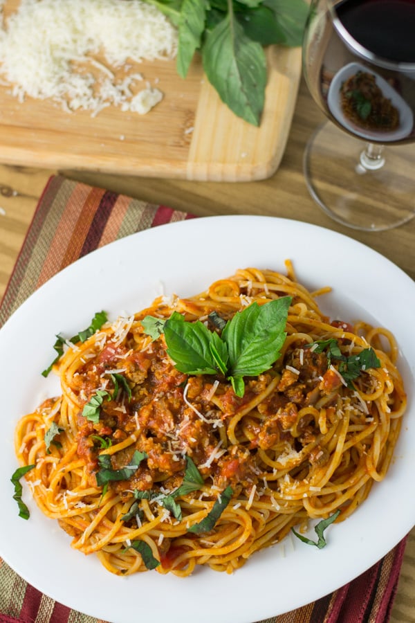 Quick Italian Sausage Spaghetti