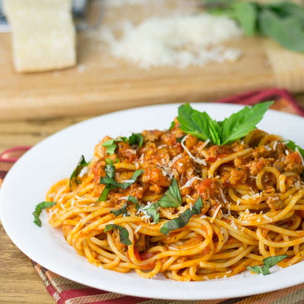 Quick Italian Sausage Spaghetti - Salu Salo Recipes