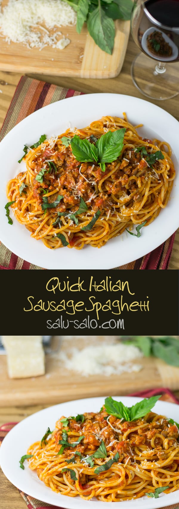 Quick Italian Sausage Spaghetti