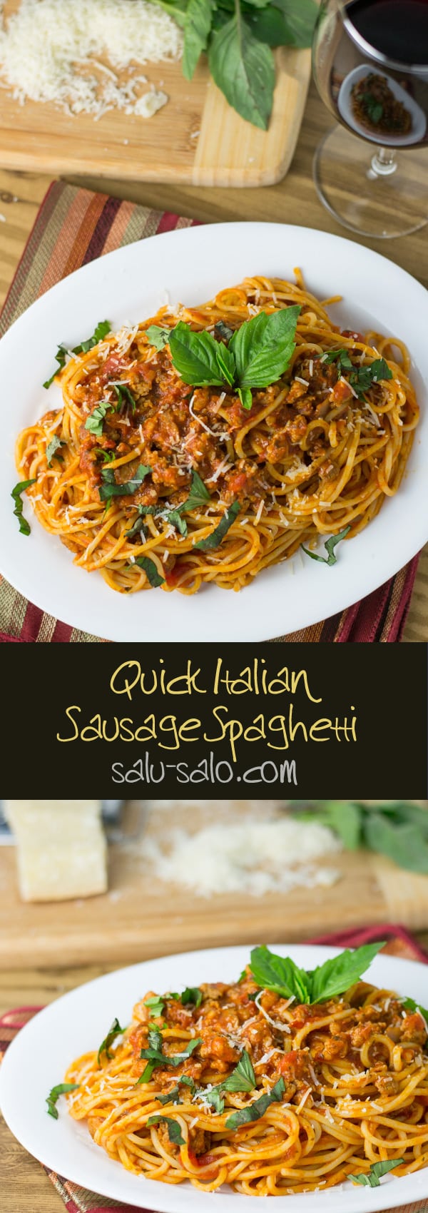 Easy Italian Sausage Spaghetti Recipe