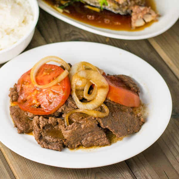 Bistek (Filipino Beef Steak)