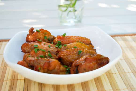 Asian Chicken Recipes Roundup - Baked Honey Garlic Chicken Wings