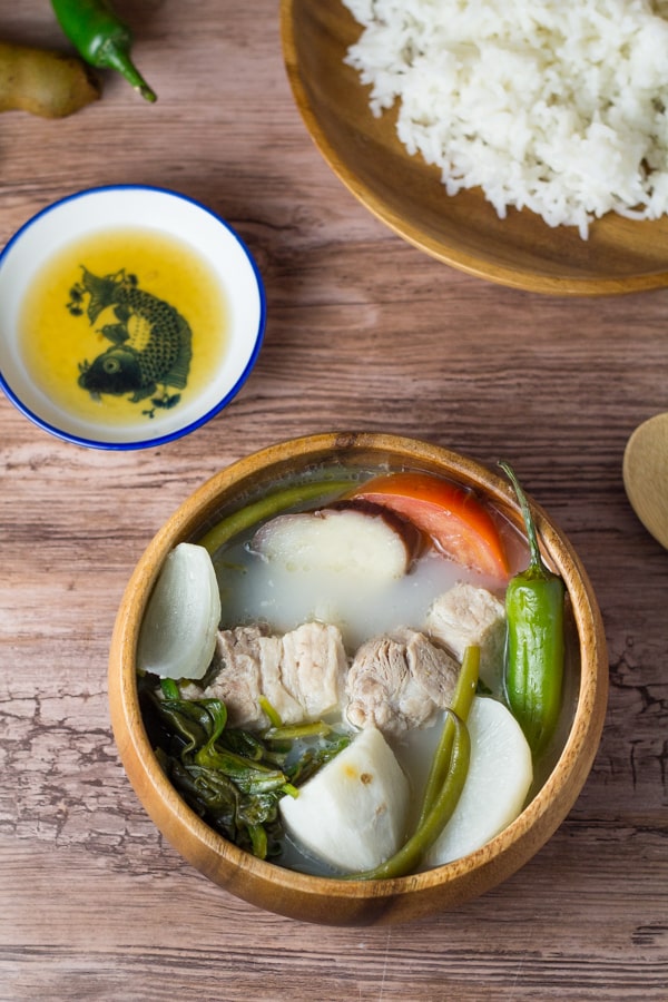 Pork Sinigang (Filipino Pork in Tamarind Soup) - Salu Salo Recipes