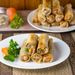 Lumpiang Prito (Pork and Vegetable Spring Roll)