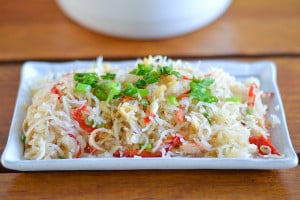 Vermicelli and Crab Meat Stir Fry - Salu Salo Recipes