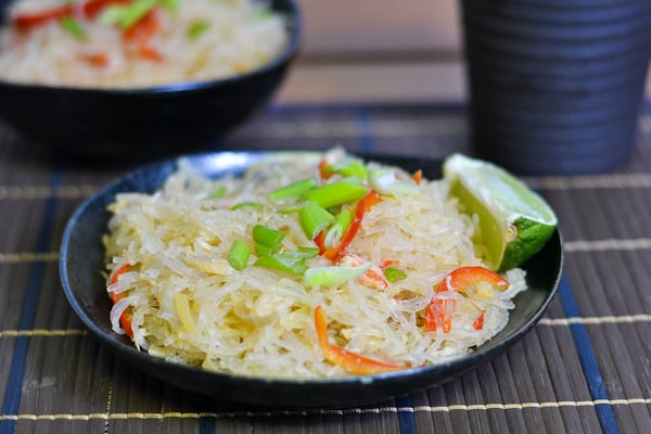 Vermicelli and Crab Meat Stir Fry