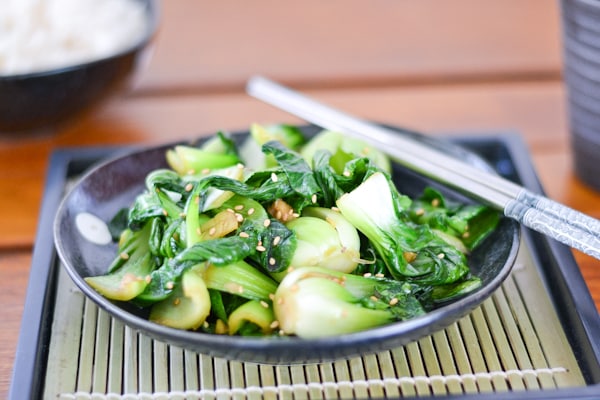 Sesame Bok Choy