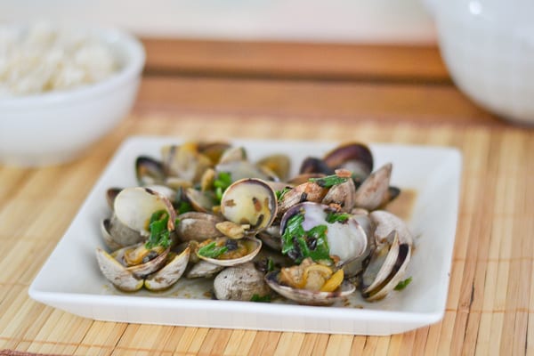 Clams with Black Bean Sauce