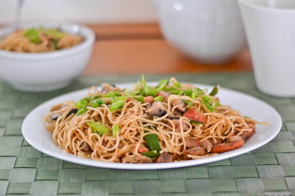 roast pork lo mein