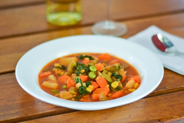 Vegetable Soup with Kale and Potatoes