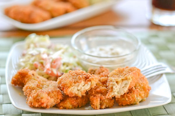 Japanese Style Deep Fried Oyster with Tartar Sauce