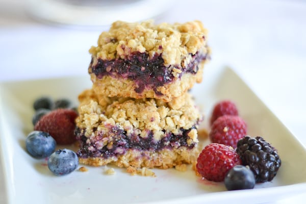 Blueberry Oatmeal Squares