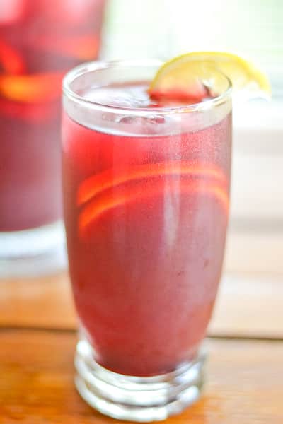 Blueberry Rooibos Iced Tea