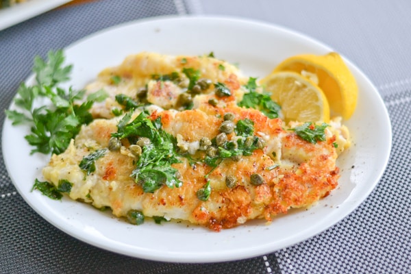 Fried Sole with Lemon and Caper Sauce