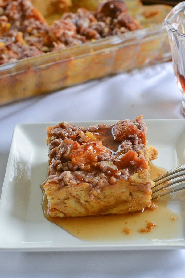 Pumpkin Croissant Breakfast Bake