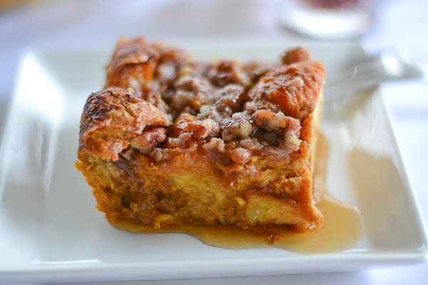 Pumpkin Croissant Breakfast Bake