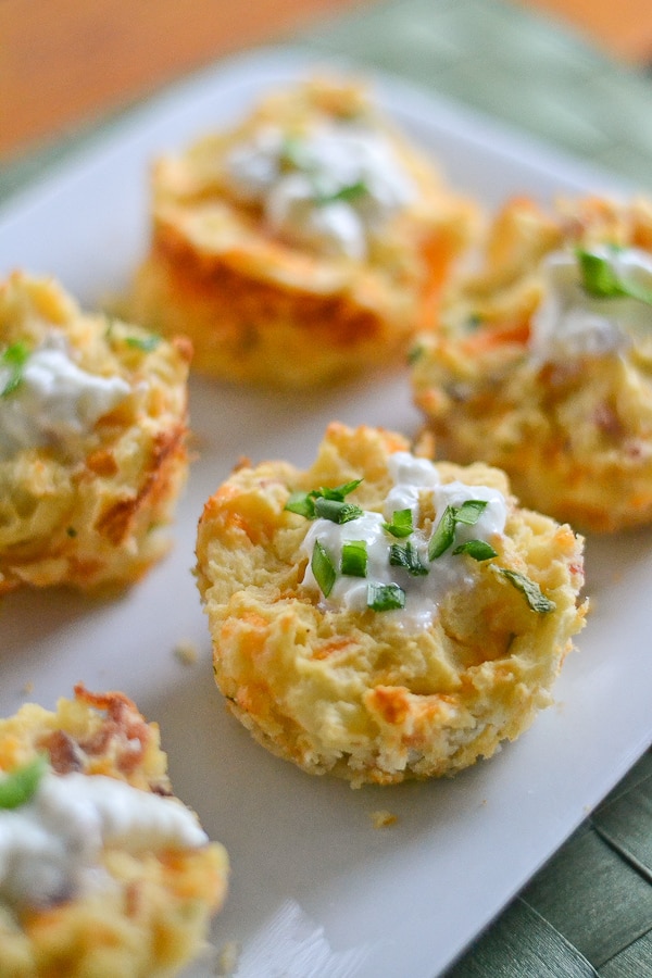 Bacon and Cheddar Potato Puffs
