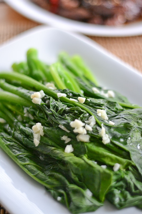 Chinese Broccoli with Minced Garlic (Gai Lan)