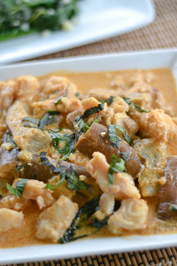 Fish and Eggplant Curry