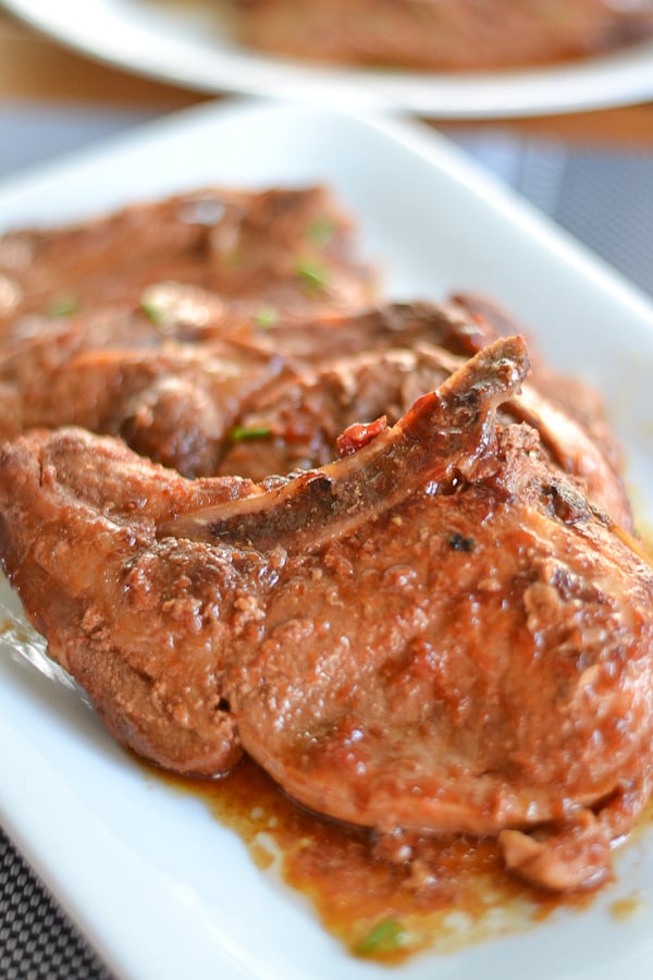 Asian Style Crock Pot Pork Chops