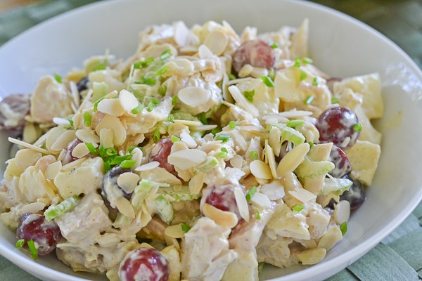 Curry Chicken Salad with Grapes