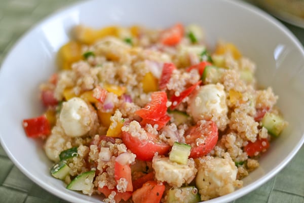 Quinoa Salad with Bocconcini