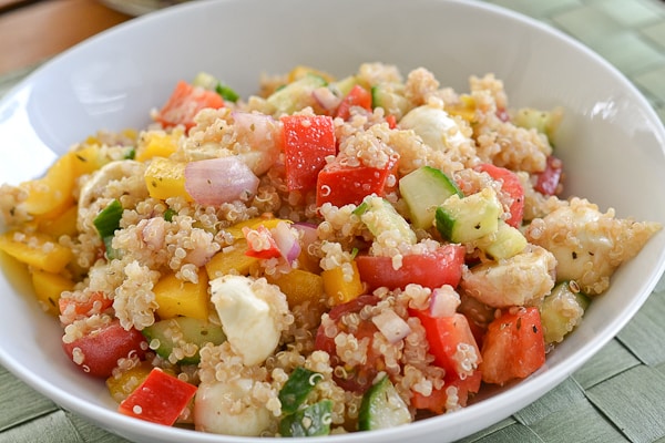 Quinoa Salad with Bocconcini - Salu Salo Recipes