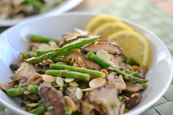 Sauteed Asparagus and Mushrooms