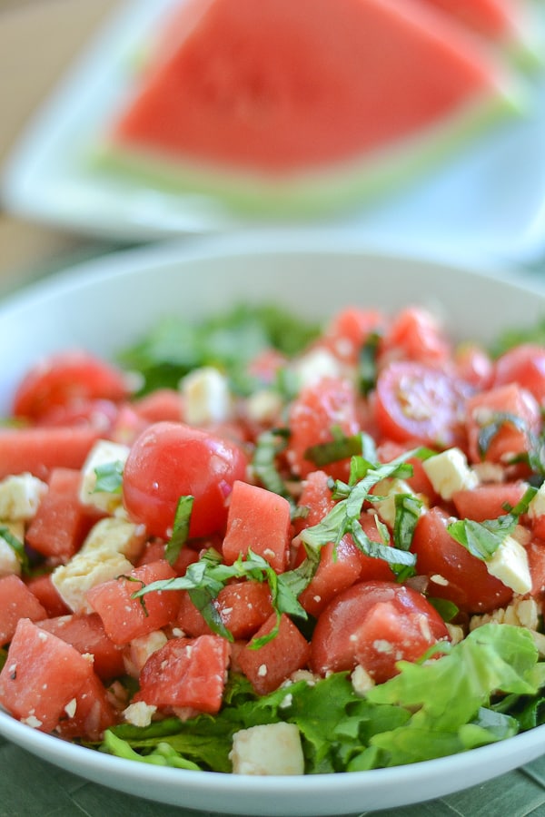 Tomato Watermelon Salad with Feta