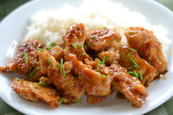 Asian Chicken Recipes Roundup - Baked General Tso Chicken