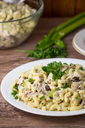 Filipino Macaroni Salad with Chicken - Salu Salo Recipes