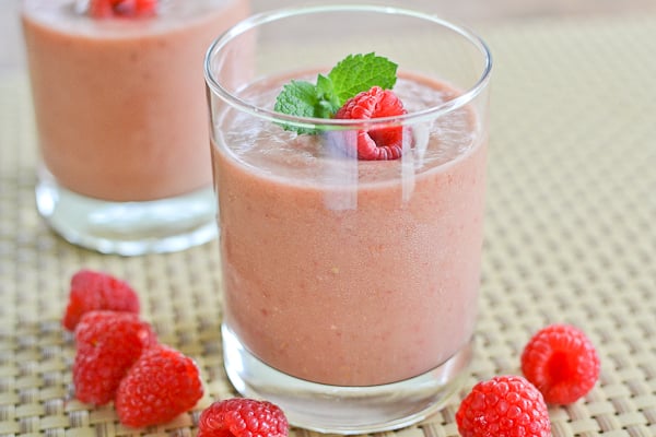 Raspberry Avocado Smoothie