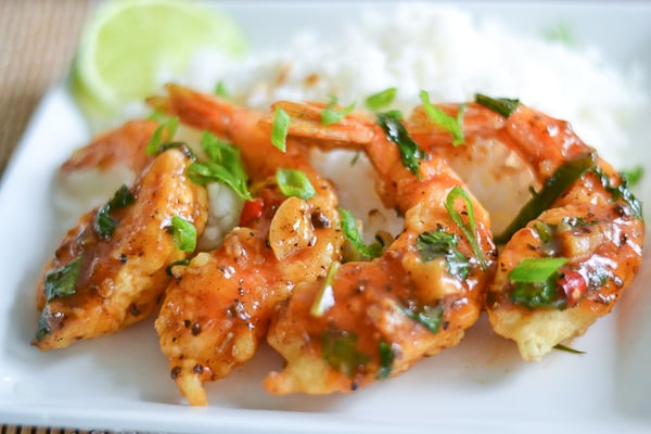 Sichuan Sweet and Sour Prawn