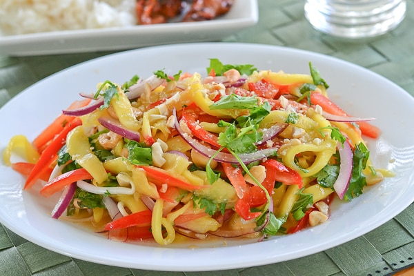 Thai Green Mango Salad - Salu Salo Recipes