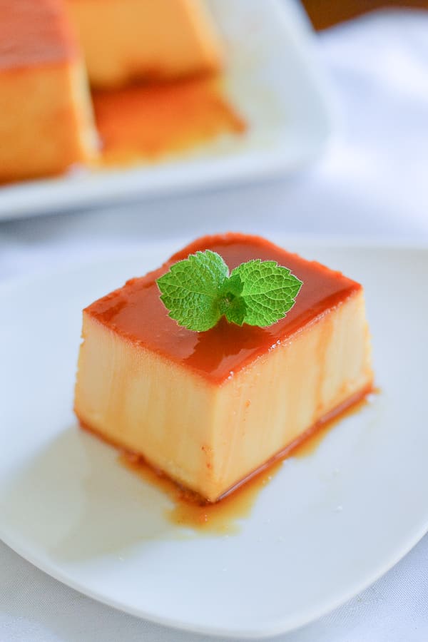 Leche Flan with Cream Cheese