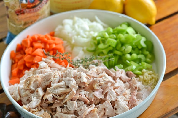 Lemon Chicken Orzo Soup Ingredients