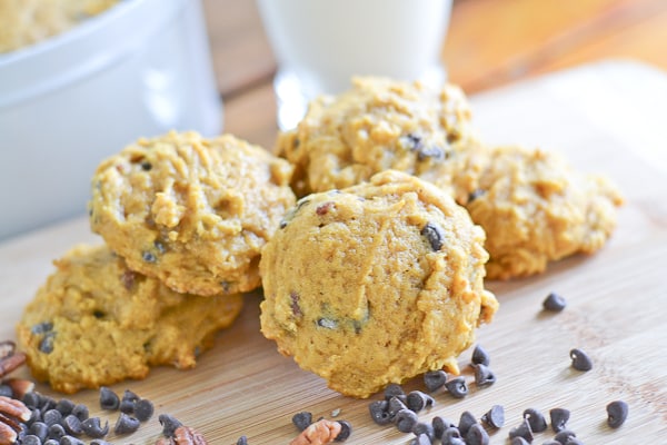 Pumpkin Chocolate Chip Cookies