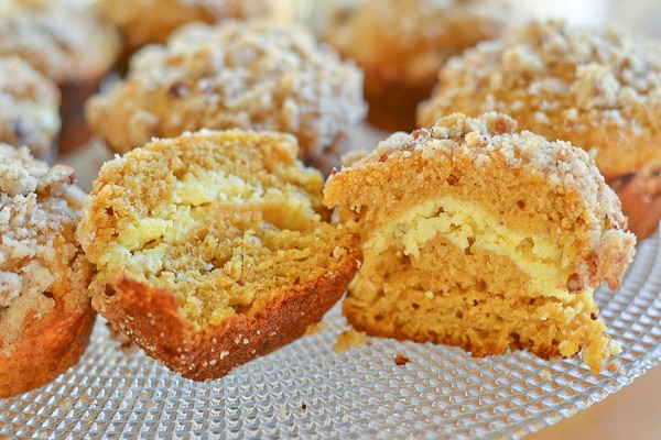 Pumpkin and Cream Cheese Muffins