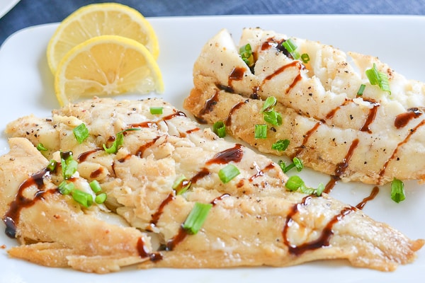 Baked Honey Marinated Cod