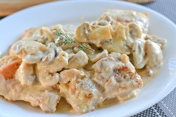 Creamy Chicken and Mushroom Skillet