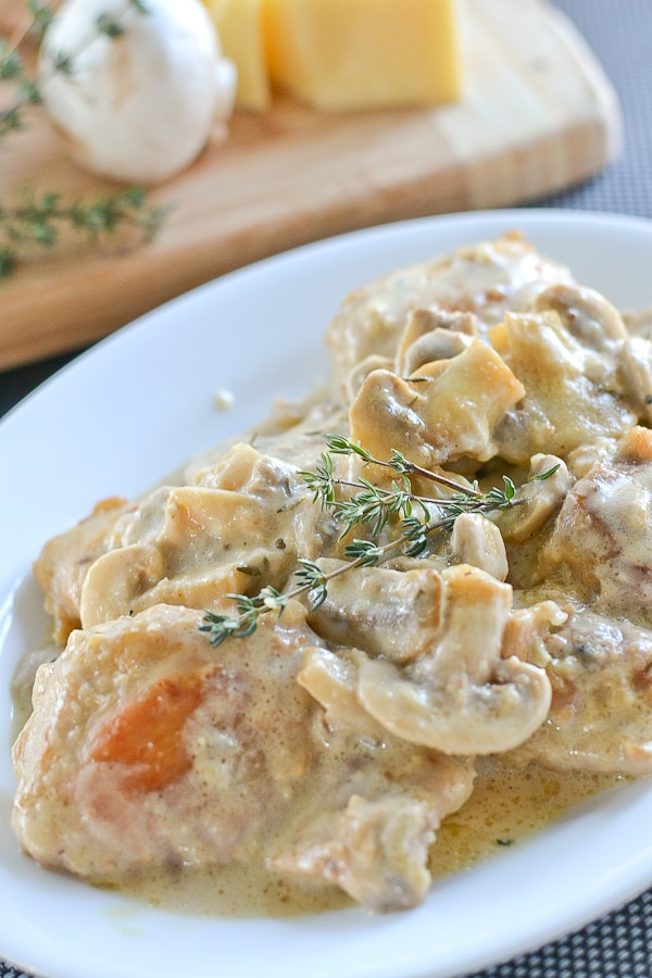 Creamy Chicken and Mushroom Skillet