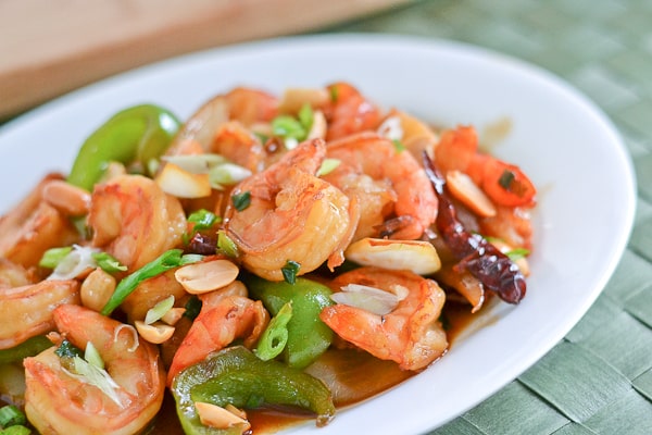 Kung-Pao Jumbo Shrimp Stir-Fry Recipe