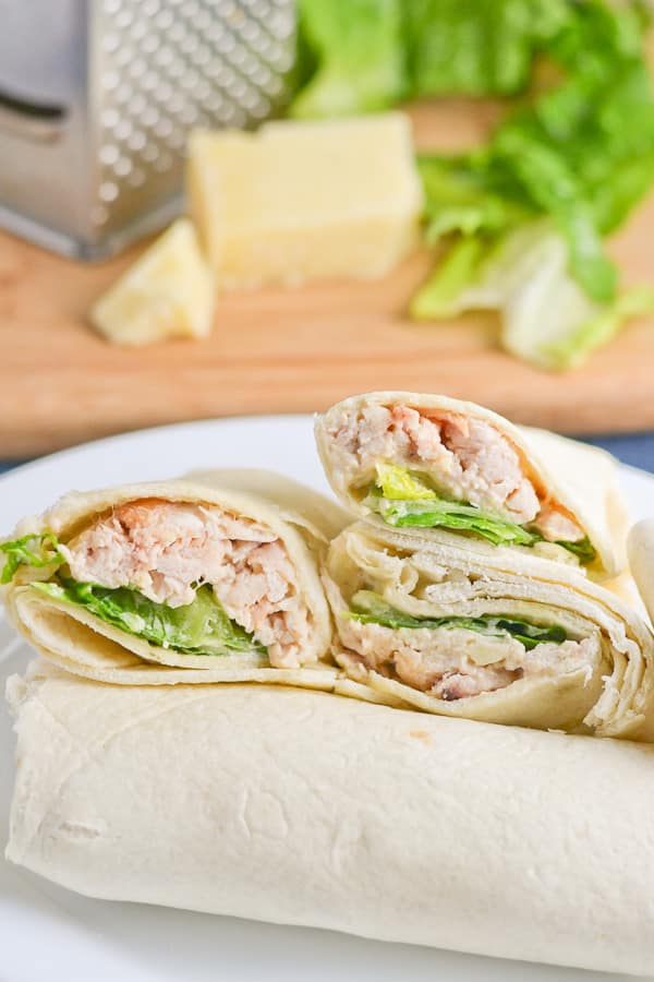 Chicken Caesar Salad Wrap - Salu Salo Recipes