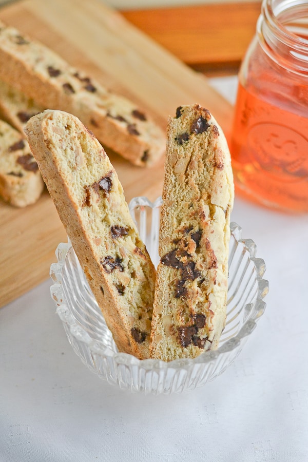 Chocolate Almond Biscotti