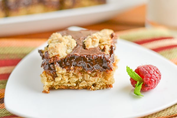 Oat Fudge Bars