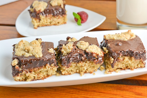 Oat Fudge Bars